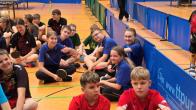 Fotos vom Tischtennisturnier in Göttingen. Zu sehen sind die SportlerInnen.
