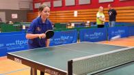 Fotos vom Tischtennisturnier in Göttingen. Zu sehen sind die SportlerInnen.