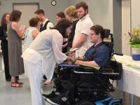 Fotos von der Zeugnisausgabe