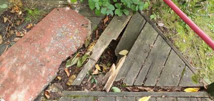 morscher Teil des alten Spielplatzes