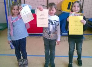 Pl&auml;tze 1-3 in Klassenstufe 1