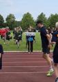 Foto: Impressionen vom 65. überregionalen Sportfest der Förderschulen in Quedlinburg; Leichtathletik; Sprint; Weitsprung; Stoß; Schlagballweitwurf; Staffellauf 8x200m; Siegerehrung einzelner Schüler und Schülerinnen Foto: Impressionen vom 65. überregionalen Sportfest der Förderschulen in Quedlinburg; Leichtathletik; Sprint; Weitsprung; Stoß; Schlagballweitwurf; Staffellauf 8x200m; Siegerehrung einzelner Schüler und Schülerinnen