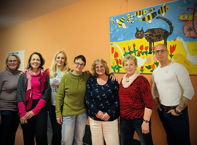 Gruppenbild des Vorstandes des Fördervereins der Schule für Körperbehinderte e.V.